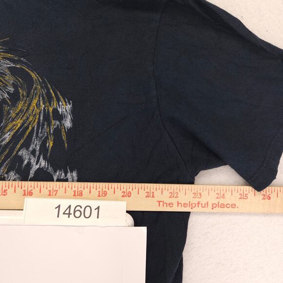 Fox Casual Crew Neck Graphic Long Sleeve T Shirt Mens Size Large L Navy Blue - Picture 6 of 9